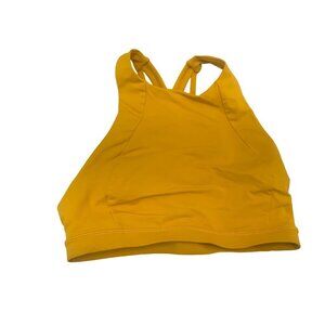 Lululemon Mustard Color Yago Sports Bra. Size 4